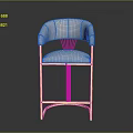 Modern Elegant Leisure Chair with Light Gray Fabric Curved Backrest and Golden Metal Frame