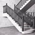 Modern Stairs 3d model