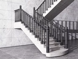 Modern Stairs 3d model