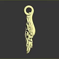Golden Sunflower Shaped Pendant Fashion Accessory With Detailed Petal Design