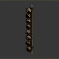 Scenic White Tree Trunk Fence Featuring Brown Horizontal Logs Pointed Tops Dark Background and Reflection