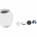 BCRK White Air Purifier With Round Shape And Top Control Panel Design 3d model