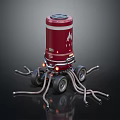 Modern Robot Fire Fighting Robot Fire Fighting Robot 3d model