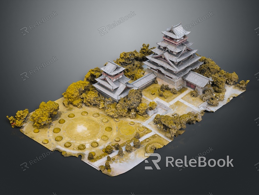 temples temples temples halls halls temples multi-storey ancient buildings chinese ancient buildings chinese ancient buildings model