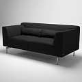 Double sofa 3d model