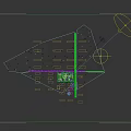 Aerial Planning of Residential Area with High Rise Buildings Greenery and Roads
