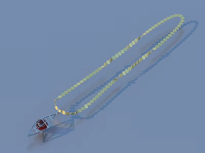 Necklace Tianzhu Necklace Decorations Jewelry Fashion 3d model