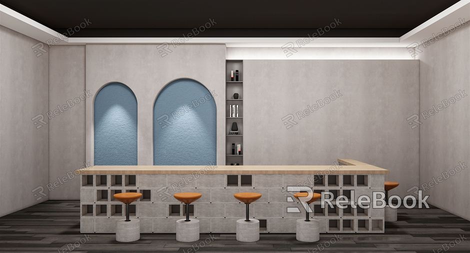 Quiet bar area bar model