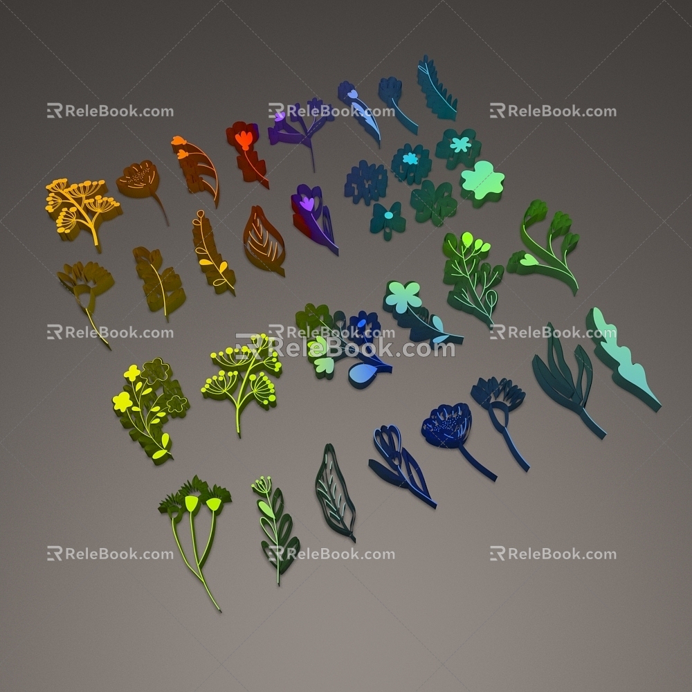 Common Plant Icons model