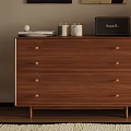 Log-style bucket cabinet 3d model