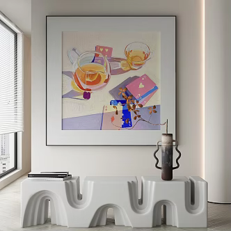 decorative painting 3d model