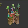 Game Environment Game Scene Fairy Tale Scene Fairy Tale Magic Scene Magic Item Fantasy Scene 3d model