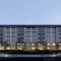 Modern Residential Building 3d model