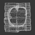 Rustic Handcrafted Wooden Box with House Shaped Roof and Natural Wood Texture