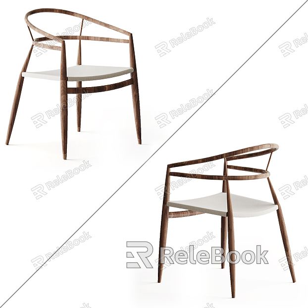 New Chinese Style Leisure Chair Single Chair model