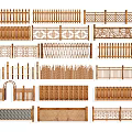 Various Decorative Wooden Fence Styles For Garden And Backyard Use