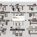 Modern Wooden Office Desk Designs With Chairs Lamps And Storage Solutions