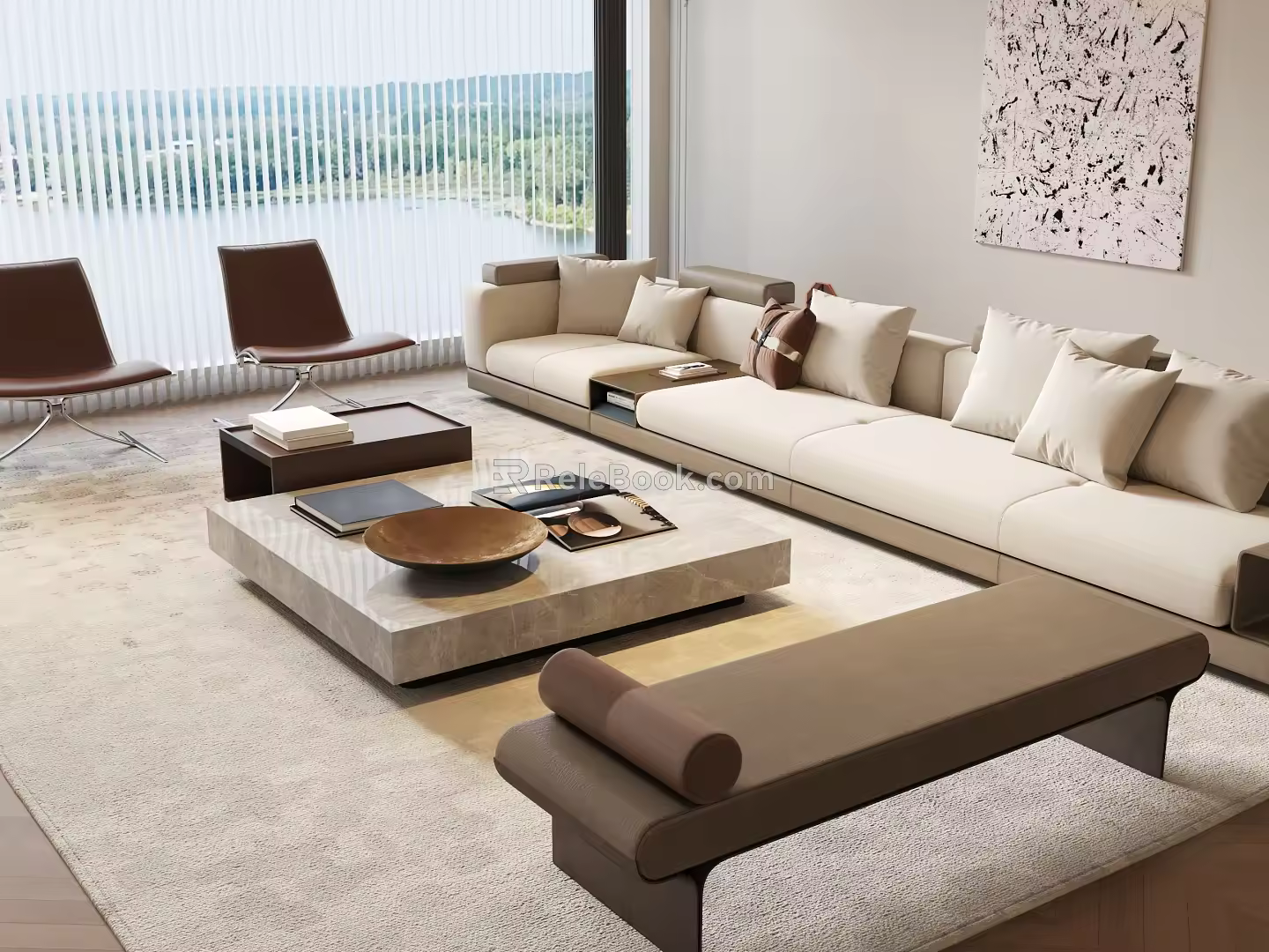 Sofa Modern Sofa Combination New Chinese Style Sofa Chinese Style Sofa Song Style Sofa Zen Style Sofa 3d model
