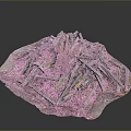Modern Construction Debris Scene With Scattered Metal Bars And Dirt Mound