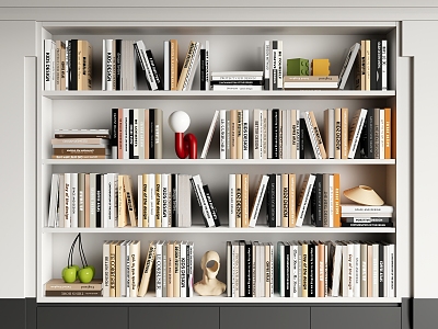 Books, Books, Magazines, Newspapers and Periodicals, Bookshelves 3d model