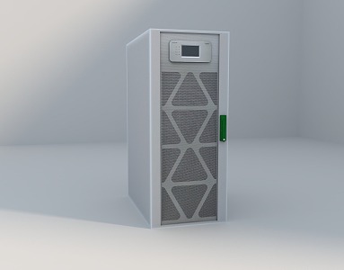 White UPS equipment 3d model