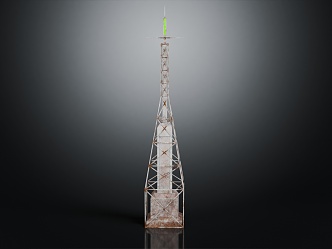 Industrial LOFT signal tower iron tower large iron tower 3d model