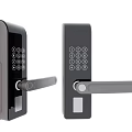 Modern Electronic Smart Door Lock With Digital Keypad And Handle Design 3d model
