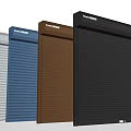 HUAPU Roller Shutter Doors With Various Colors And Modern Design 3d model