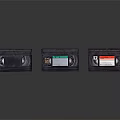 Classic Retro VHS Tapes As Electronic Storage Media For Video Recording