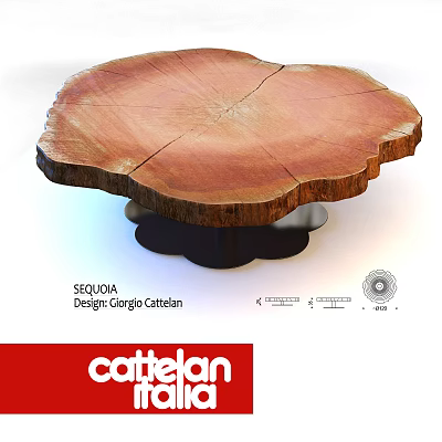 Modern coffee table table 3d model