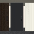 Password door security door entry door 3d model