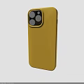 Yellow Phone Case With Sleek Design And Camera Lens Cutout