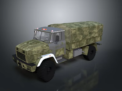 Military Camouflage Tank 3D Model Collectible With Detailed Tracks And Turret Design 3d model