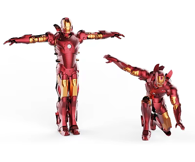 Modern Iron Man 3d model