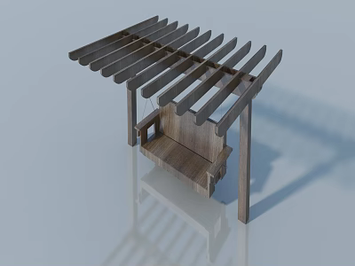 Wooden Modern Swing Door Design For Home Exterior And Interior Use 3d model