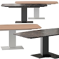 Modern Other Dining Table Marble Modern Wood 3d model