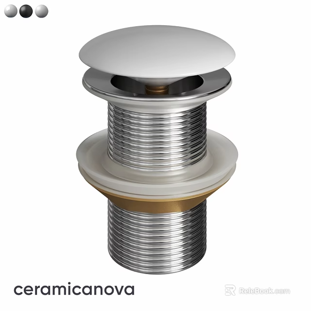 Decorative Ornament Combination With Silver And Gold Metal Layers For Home Decor 3d model 