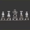Columns Stone Columns Stone Columns Old Columns Roman Columns Roman Columns Classical Columns Greek Columns 3d model