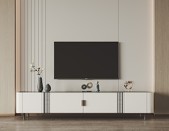 New Chinese TV Cabinet 3d model