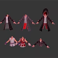 Action Figure Clothing Accessories With Various Styles Long Coats Hooded Coats And Short Sleeves