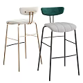 Bar Chair Bar Stool Bar Chair High Chair Backrest Bar Chair Leather Bar Chair Bar Chair Bar Stool 3d model