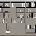 Bookshelf Storage Rack 3d model