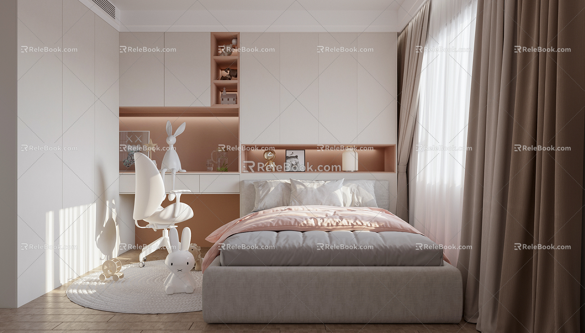 Children's bedroom Modern children's room 3d model