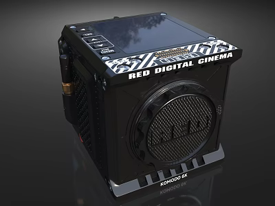 RED Digital Cinema KOMODO X Professional High Performance Digital Camera with Efficient Cooling Design 3d model