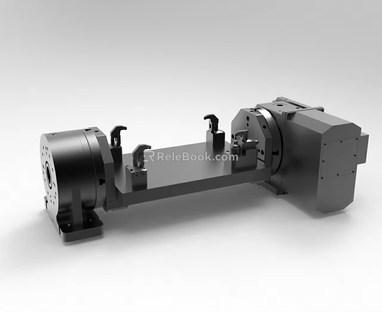 Industrial equipment five-axis module machine tool supporting device 1356 3d model