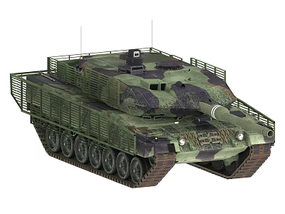 Leopard 2 Tank Leopard 2A6M Main Battle Tank Leopard Tank 3d model