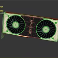 RTX graphics card computer display card game card game graphics 3d model