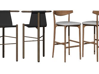 Modern Bar Chair Bar Stool Bar Stool 3d model