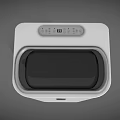 CDEFG White Dehumidifier With Black Control Panel And Air Outlet For Home Use