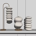 Modern table lamp 3d model